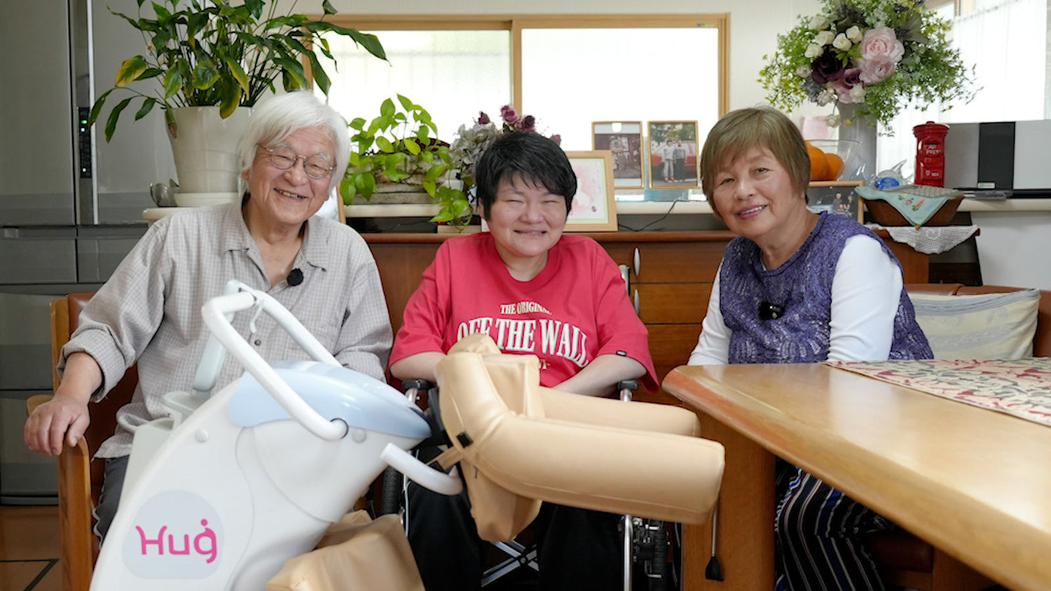 HUGがなかったら、家での生活は続けられていなかったと思います